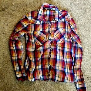 Salt Valley Western Shirt Men’s Pearl Snap Long Sleeve Dress